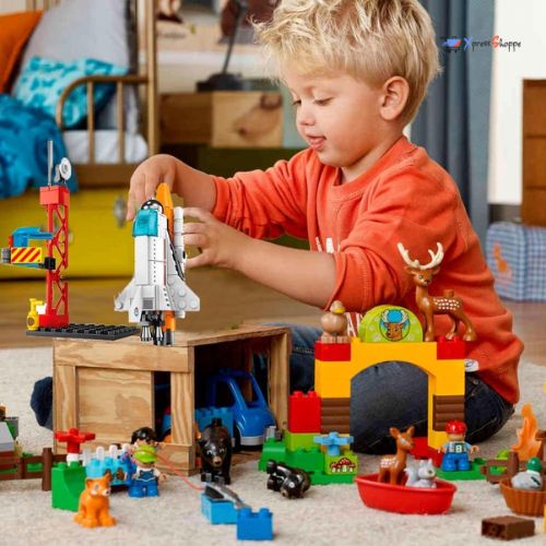 DIY Space Shuttle LEGO Kit for Kids (107‑Piece)