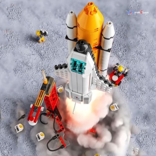 DIY Space Shuttle LEGO Kit for Kids (107‑Piece)