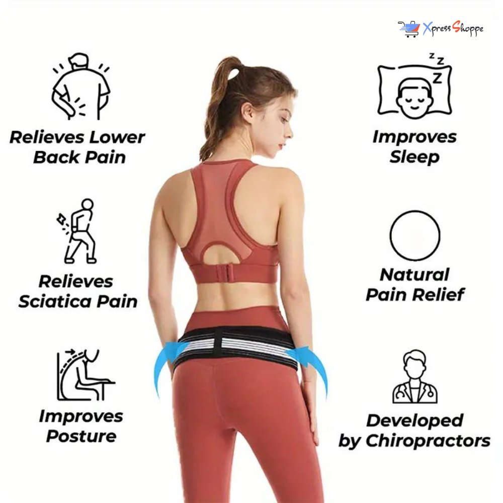 Sciatica Pain Relief Hip Belt (Doctor Recommended ✅)