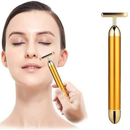 24K Gold Electric Face Massager