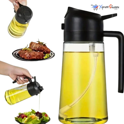 EcoPour™ - 2-in-1 Anti-Leakage Oil Dispenser For Home Cooks & Chefs