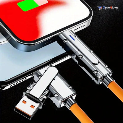 4-in-1 Fast Charging Cable For Androids, iPhones & Other Devices