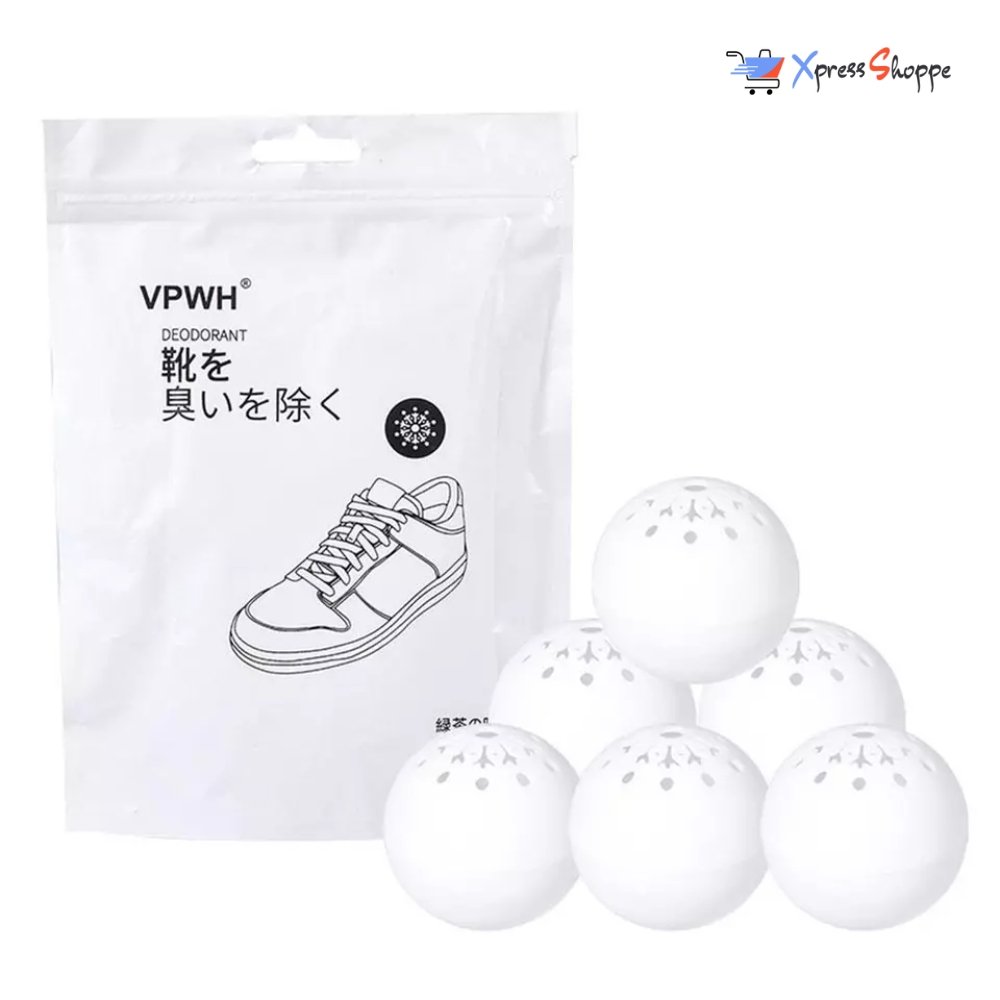 6pc Deodorant Balls For Stinky Sports Shoes, Sneakers, Cabinets & Storages