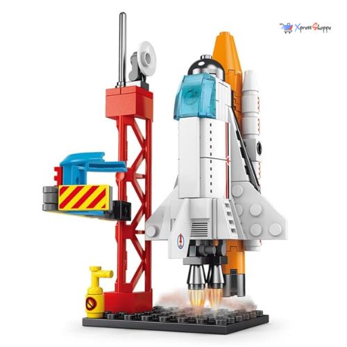 DIY Space Shuttle LEGO Kit for Kids (107‑Piece)