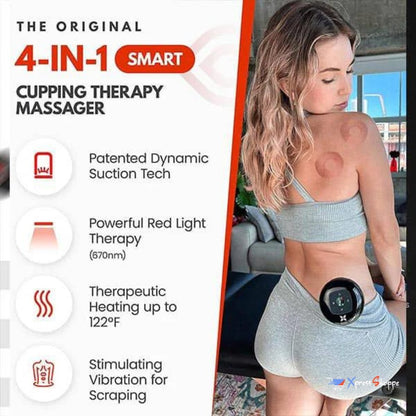 4-in-1 Electric Cupping Massager For Deep Tissue Relief