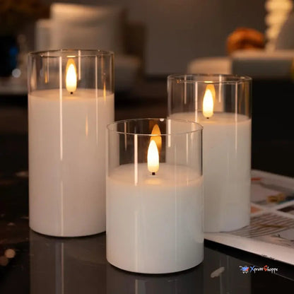 Flameless LED Flickering Candles With Remote Control