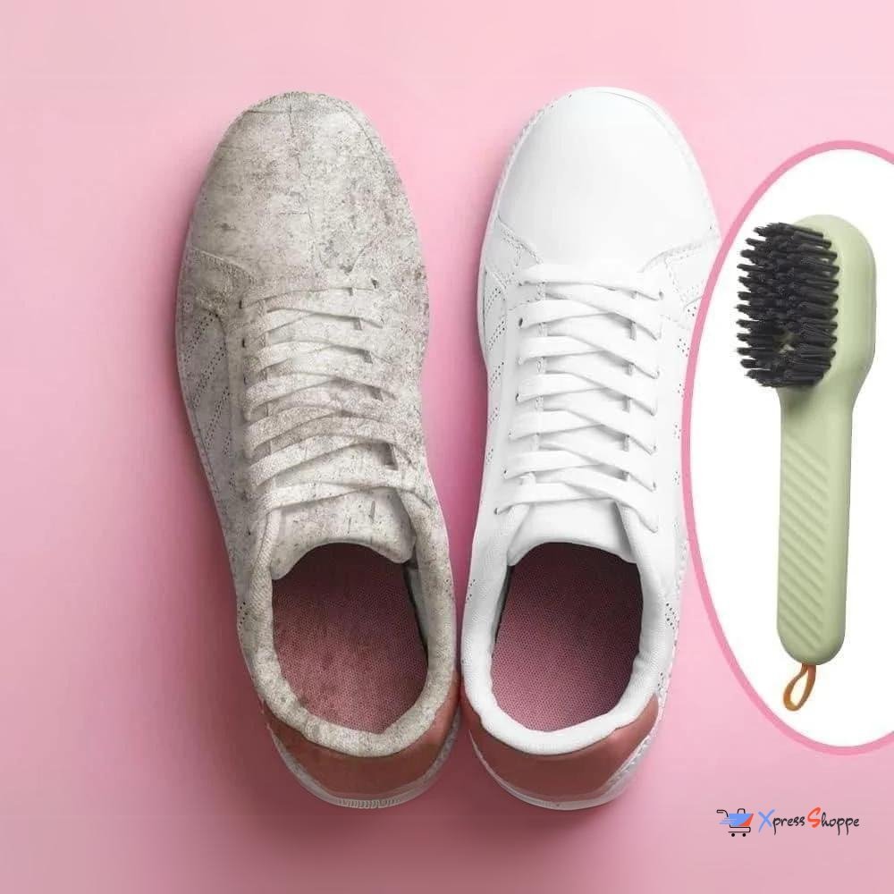 Shoe Cleaning Brush With Liquid Soap Dispenser