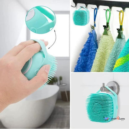 Silicone Pet Brush For Bathing, Grooming, Deep Cleaning & Shedding Removal