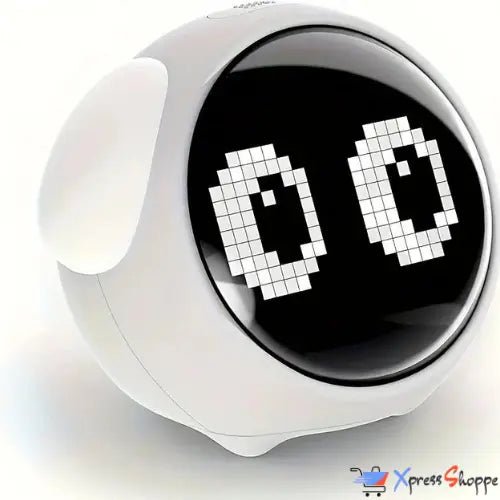 EmotiClock™ - Digital Expression Alarm Clock With Voice Control & Night Light - Xpress Shoppe