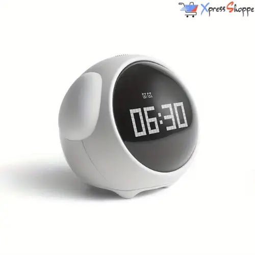 EmotiClock™ - Digital Expression Alarm Clock With Voice Control & Night Light - Xpress Shoppe